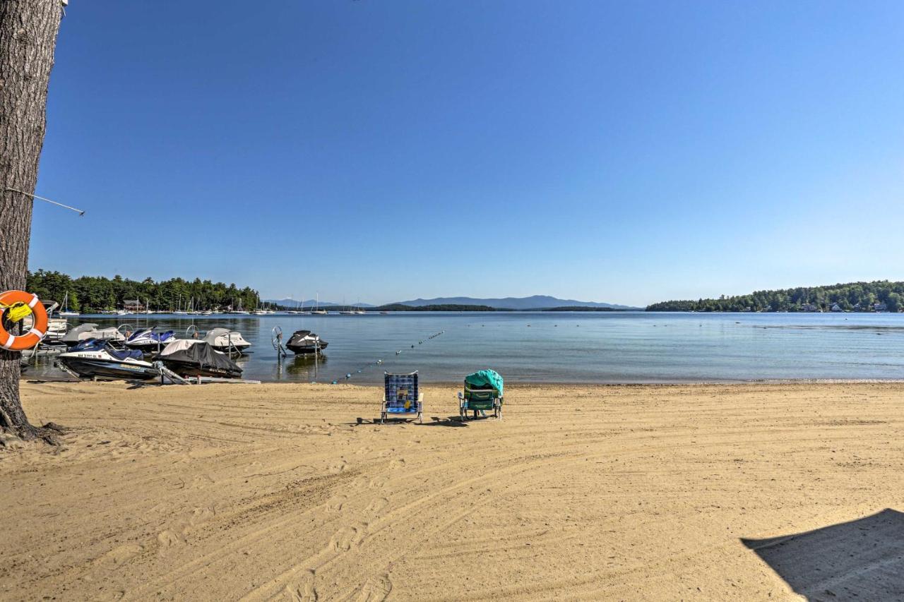Lake Getaway Walk Across Street To Private Beach! Gilford Esterno foto